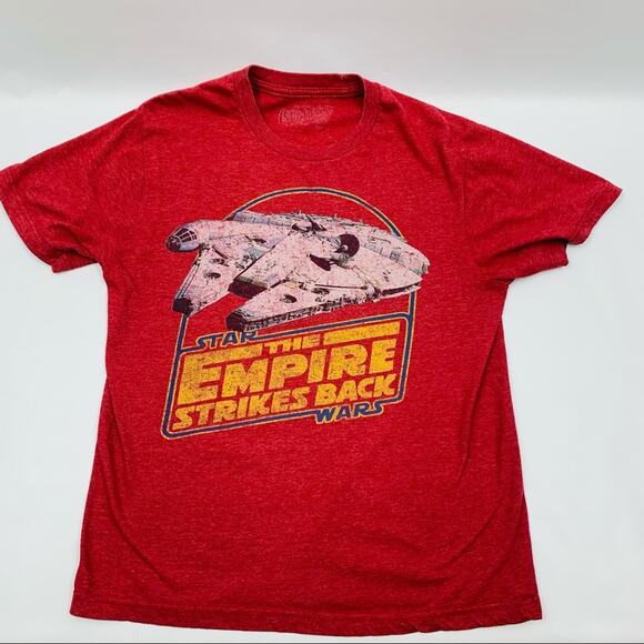 Vintage Star Wars Empire Strike Back Red Tee Shirt - Picture 6 of 7